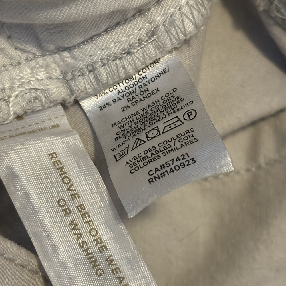 Loft Light Grey Skinny Pants - Picture 4 of 5
